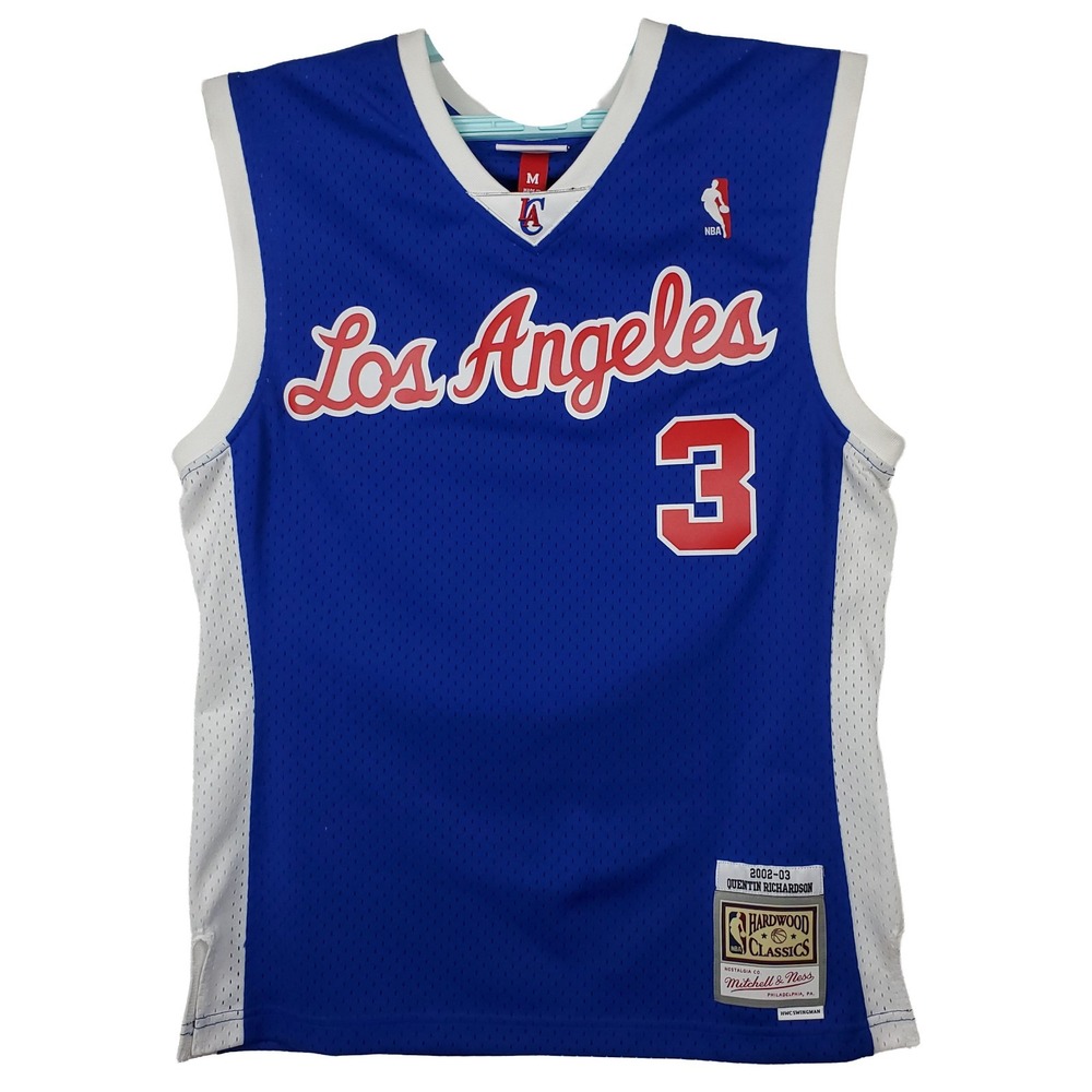 Quentin Richardson LA Clippers Mitchell & Ness‎ NBA Medium Jersey Blue #3 NWT